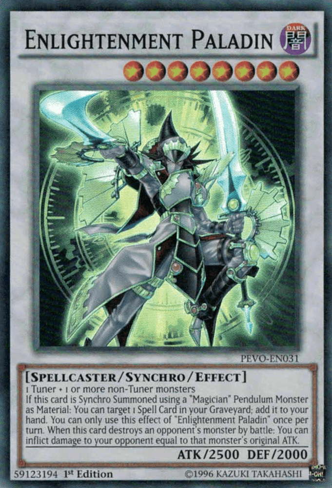 Enlightenment Paladin [PEVO-EN031] Super Rare (ONLINE ORDER ONLY)
