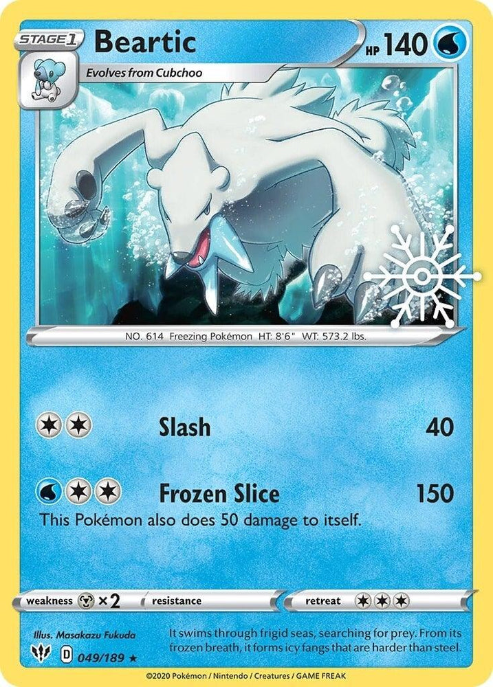 Beartic (049/189) (Holiday Calendar) [Sword & Shield: Darkness Ablaze] (Online Only)