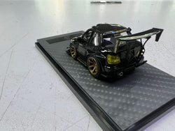 YM model X Q CAR Subaru Impreza WRX STI Voltex Black Gold Resin 1:64 (ONLINE ORDER ONLY)