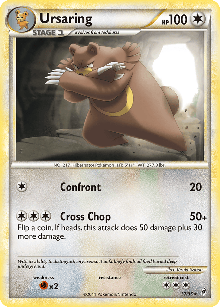 Ursaring (37/95) [HeartGold & SoulSilver: Call of Legends] (Online Only)
