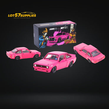 Inno64 Ford Escort MK2 Pandem "Emotion" Retro Havoc Pink 1:64 IN64R-MK2P-ERH (ONLINE ORDER ONLY)