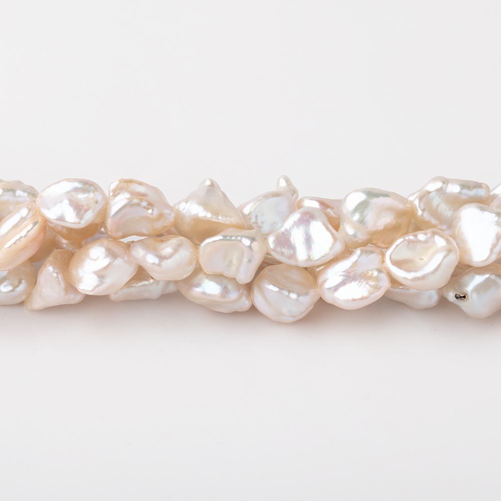 7-8mm Off White Straight Drilled Keshi Freshwater Pearls 16 inch 48 pieces (ONLINE ORDER ONLY)