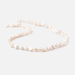 7-8mm Off White Straight Drilled Keshi Freshwater Pearls 16 inch 48 pieces (ONLINE ORDER ONLY)