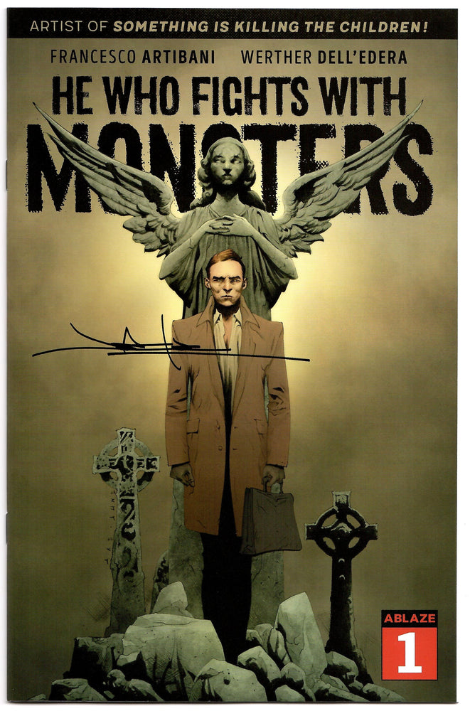 He Who Fights With Monsters #1 B Jae Lee SIGNED Variant (09/08/2021) Ablaze (ONLINE ORDER ONLY)