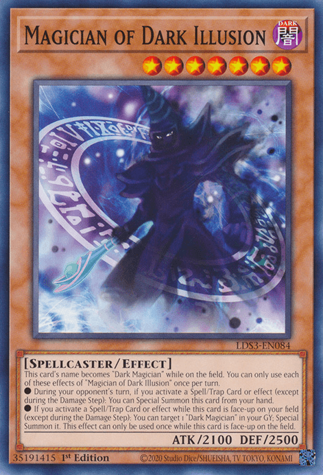 Magician of Dark Illusion [LDS3-EN084] Common (ONLINE ORDER ONLY)