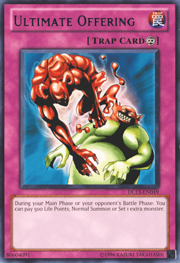 Ultimate Offering (Purple) [DL13-EN019] Rare (ONLINE ORDER ONLY)
