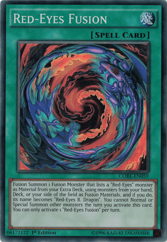 Red-Eyes Fusion [CORE-EN059] Super Rare (ONLINE ORDER ONLY)