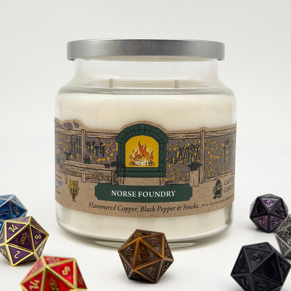 Cantrip Candles - Norse Foundry (16 oz Glass Candle) (ONLINE ORDER ONLY)