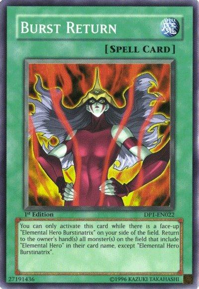 Burst Return [DP1-EN022] Super Rare (ONLINE ORDER ONLY)