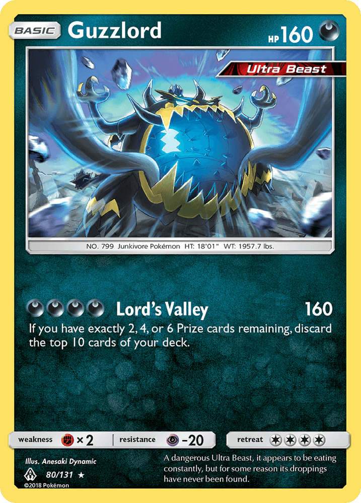 Guzzlord (80/131) [Sun & Moon: Forbidden Light] (Online Only)