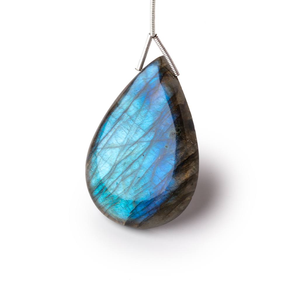 40x28x8mm Labradorite Plain Pear Pendant 1 AAA Focal (ONLINE ORDER ONLY)