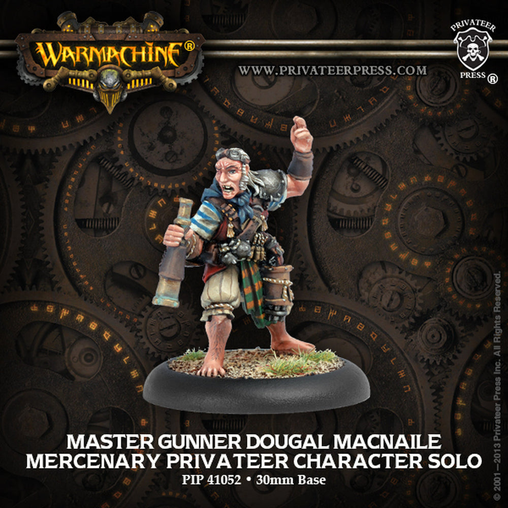 Warmachine: Mercenaries Master Gunner Dougal Macnaile (ONLINE ORDER ONLY)