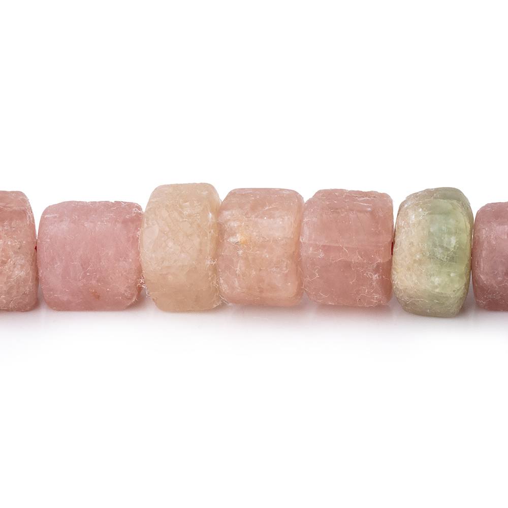 7x9-8x11mm Matte Tourmaline Natural Crystals 16 inch 47 Beads (ONLINE ORDER ONLY)
