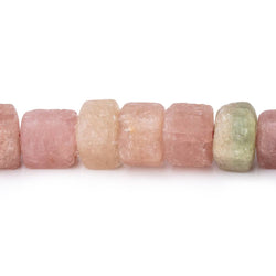 7x9-8x11mm Matte Tourmaline Natural Crystals 16 inch 47 Beads (ONLINE ORDER ONLY)