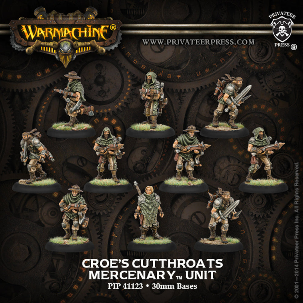 Warmachine: Mercenaries Croe's Cutthroats (ONLINE ORDER ONLY)