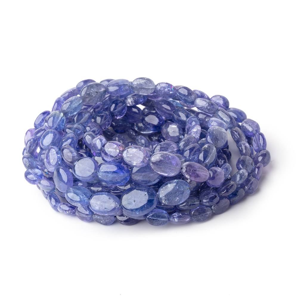 5x4-9x7mm Tanzanite Plain Oval Beads 17.5 inch 70 pieces (ONLINE ORDER ONLY)