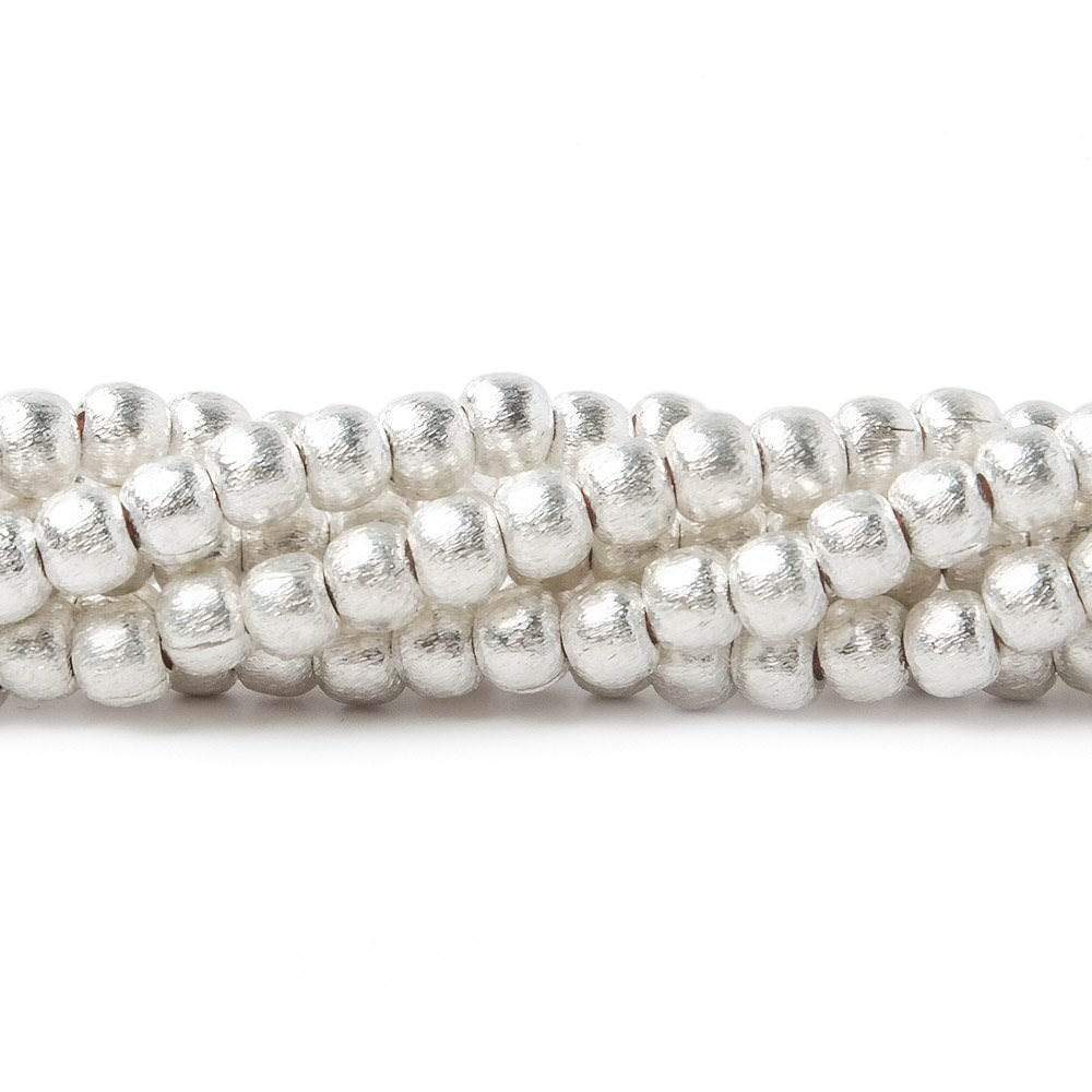 4mm Brushed Round Beads (ONLINE ORDER ONLY)