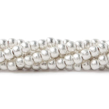 4mm Brushed Round Beads (ONLINE ORDER ONLY)