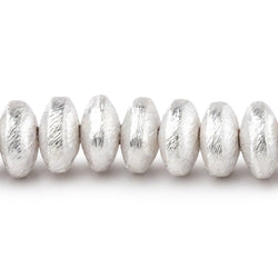8mm Brushed Puffy Disc Beads (ONLINE ORDER ONLY)