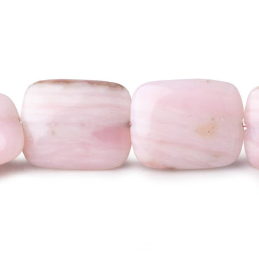 25x20mm Pink Peruvian Opal Plain Rectangle Beads 12 inch 13 pieces (ONLINE ORDER ONLY)