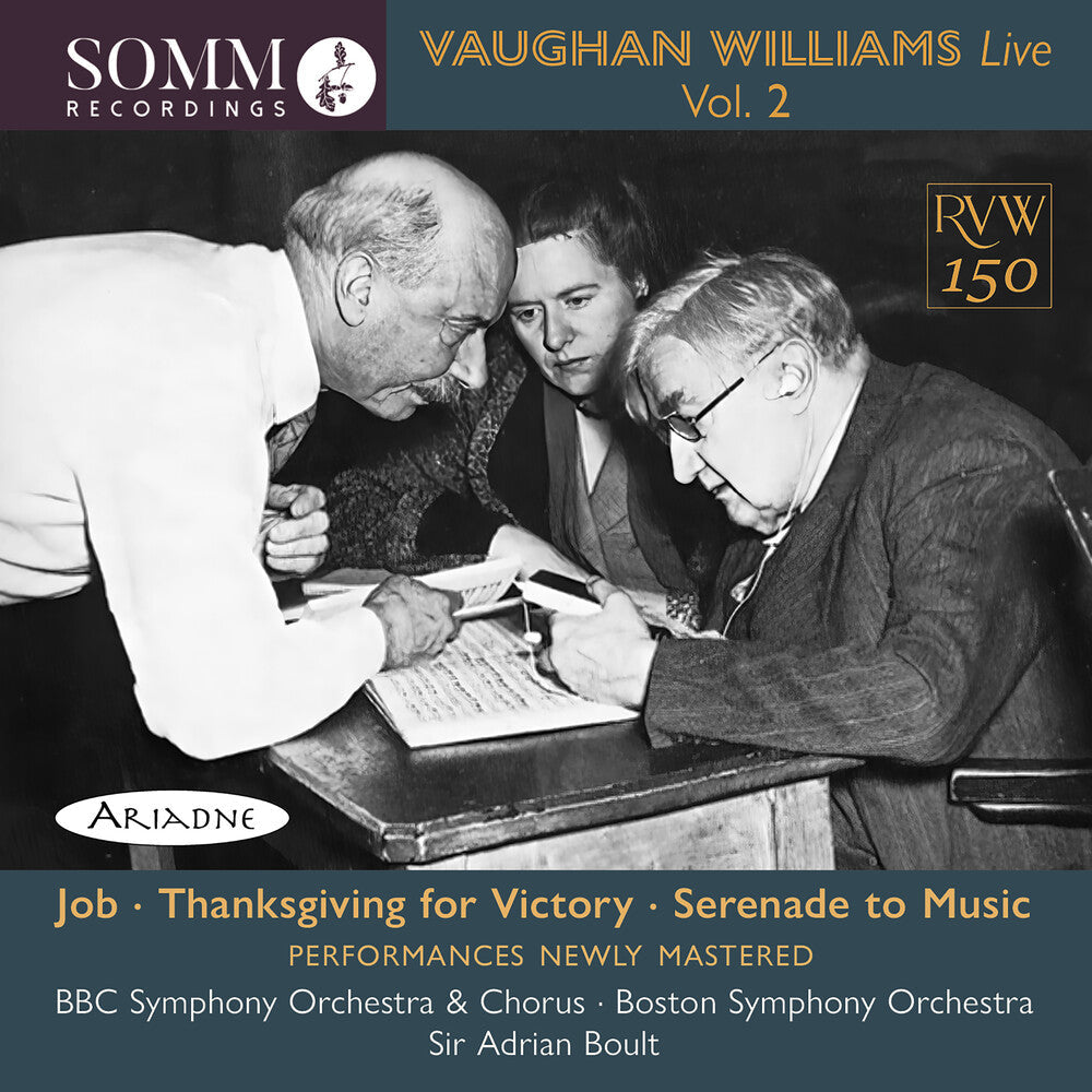 Vaughan Williams Live, Vol. 2 [CD]