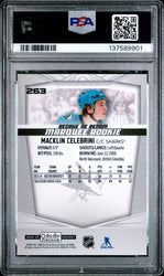 Graded 2024 O-Pee-Chee Platinum Macklin Celebrini #263 Rookie RC Hockey Card PSA 10 Gem Mint (ONLINE ORDER ONLY)