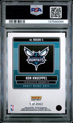 Graded 2025 Panini Instant Kon Knueppel #4 Draft Night Rookie RC Basketball Card PSA 10 Gem Mint (ONLINE ORDER ONLY)