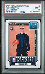 Graded 2025 Panini Instant Kon Knueppel #4 Draft Night Rookie RC Basketball Card PSA 9 Mint (ONLINE ORDER ONLY)