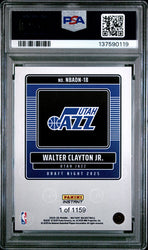 Graded 2025 Panini Instant Walter Clayton Jr. #18 Draft Night Rookie RC Basketball Card PSA 9 Mint (ONLINE ORDER ONLY)