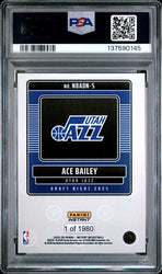 Graded 2025 Panini Instant Ace Bailey #5 Draft Night Rookie RC Basketball Card PSA 7 Near Mint (ONLINE ORDER ONLY)