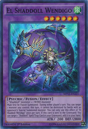 El Shaddoll Wendigo [MP15-EN221] Super Rare