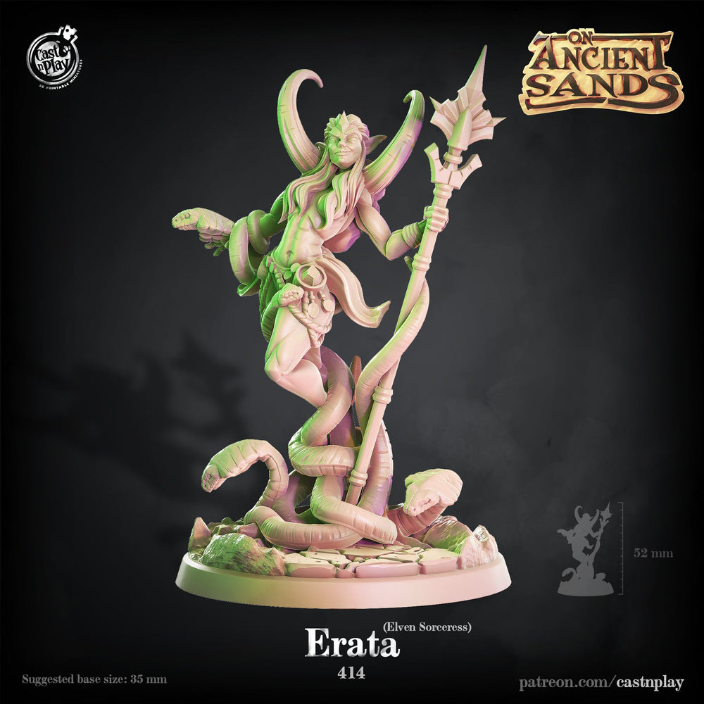 Erata – Elven Sorceress Miniature (ONLINE ORDER ONLY)