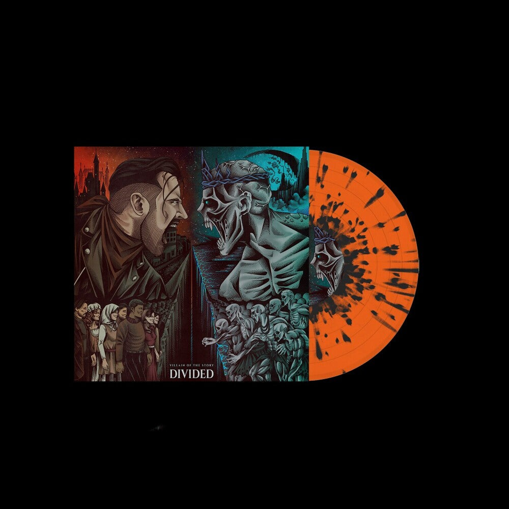 Divided - Orange/blue Splatter [LP]