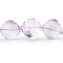 11-14mm Pink Amethyst Faceted Pillow Beads 18 inch 34 pieces (ONLINE ORDER ONLY)