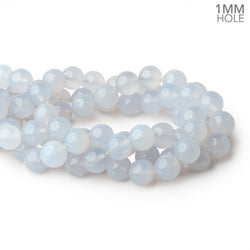 12mm Turkish Blue Chalcedony Plain Round Beads 15.5 inch 32 pieces