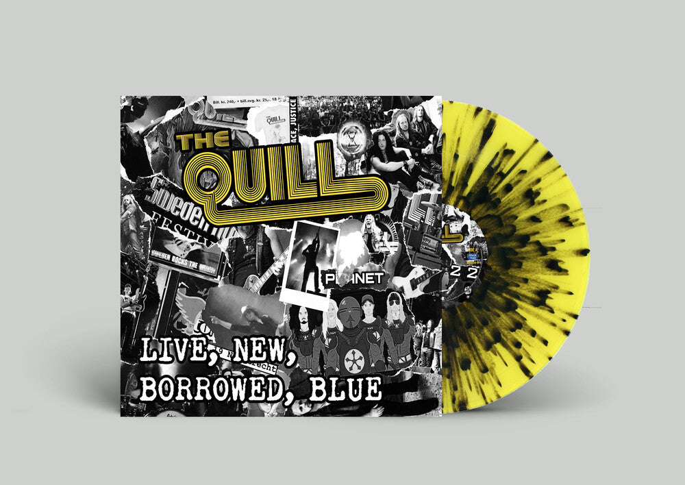 Live, New, Borrowed, Blue - Black Yellow Splatter [LP]
