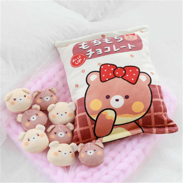 A Large Bag Of Snacks And Pillow Plush Toys (ONLINE ORDER ONLY)