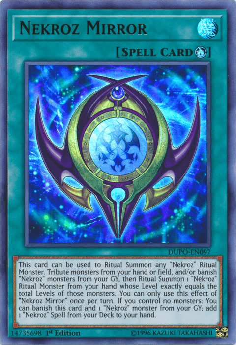 Nekroz Mirror [DUPO-EN097] Ultra Rare (ONLINE ORDER ONLY)