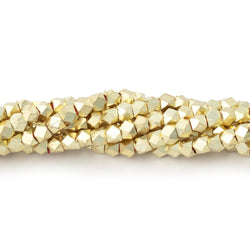 3mm Shiny Faceted Nugget Beads 8 inch 68 pieces (ONLINE ORDER ONLY)