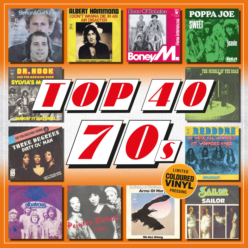 Top 40 70s / Various [Colored Vinyl] (Ofgv) (Spla) (Hol)