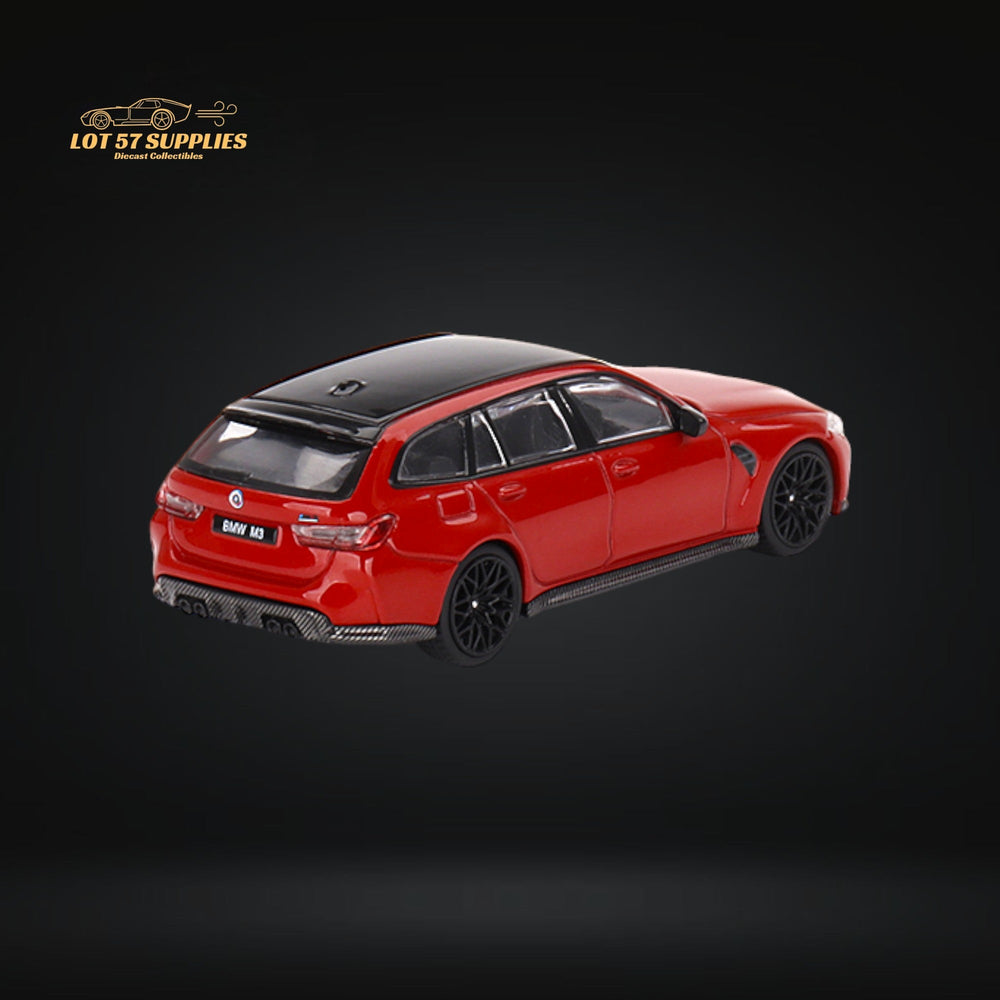 Mini-GT BMW M3 Competition Touring Toronto Red Metallic #700 1:64 MGT00700 (ONLINE ORDER ONLY)