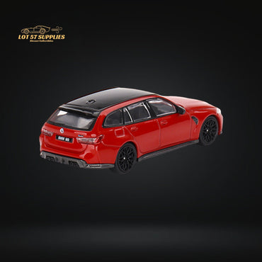 Mini-GT BMW M3 Competition Touring Toronto Red Metallic #700 1:64 MGT00700 (ONLINE ORDER ONLY)