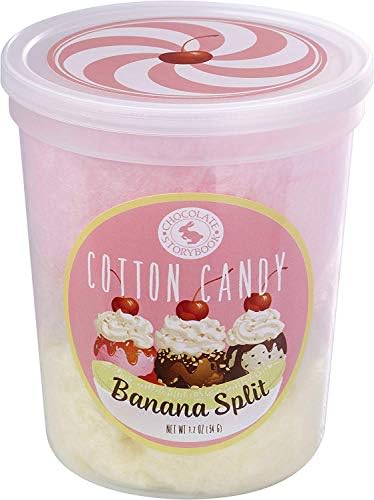 Chocolate Story Book Banana Split Cotton Candy (50g) (ONLINE ORDER ONLY)