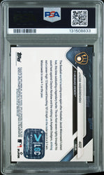 Graded 2025 Topps Now Jacob Misiorowski #402 Gold Foil /50 Rookie RC Baseball Card PSA 9 Auto Grade Mint (ONLINE ORDER ONLY)