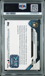 Graded 2025 Topps Now Jacob Misiorowski #349 Rookie RC Baseball Card PSA 9 Auto Grade Mint (ONLINE ORDER ONLY)
