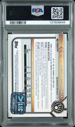 Graded 2022 Topps Bowman Draft Jacob Misiorowski #BDC-132 Chrome Rookie RC Baseball Card PSA 8 Auto Grade Near Mint (ONLINE ORDER ONLY)