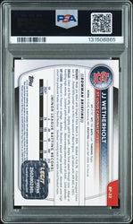 Graded 2025 Topps Bowman JJ Wetherholt #BP-22 Prospects Rookie RC Baseball Card PSA 9 Auto Grade Mint