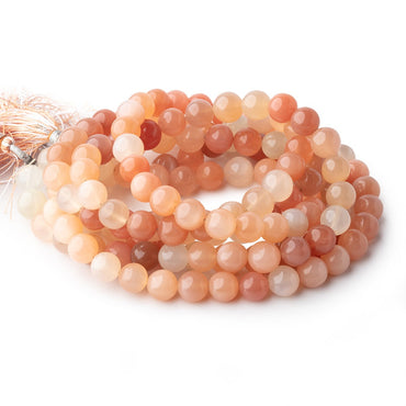 7mm Tri-Color Moonstone Plain Round Beads 16 inch 49 pieces (ONLINE ORDER ONLY)