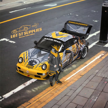 Cool Car Porsche RWB 964 BANSHEE MECHA Livery Figure Version 1:64 (ONLINE ORDER ONLY)