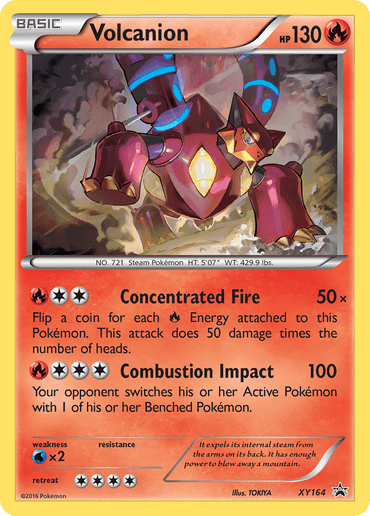 Volcanion (XY164) [XY: Black Star Promos] (Online Only)